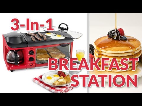 Nostalgia Bset300retrored Cafetera Plancha Horno 3 En 1 | Envío gratis