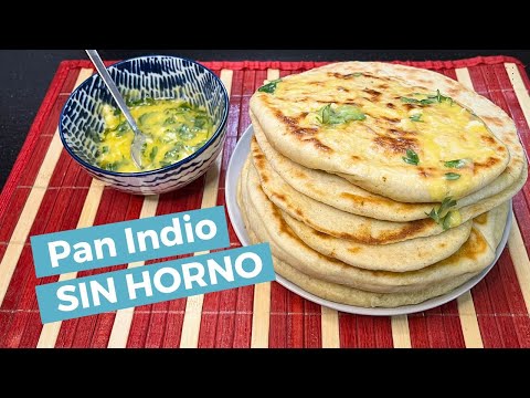 Receta de Pan Indio SIN horno: Prueba el Pan Naan