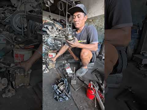 Practical Crankshaft Assembly Technique #Crankshaft #EngineMechanic #MechanicalProcess