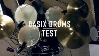 Video thumbnail for BASIX DRUMS TEST ( Schlagzeug ) by esegonza