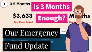Our Emergency Fund Update | Over $14,000 | Only 3.5 Months