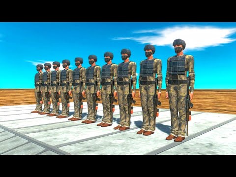 100 Commando Bo Death Run (ARBS) - Animal Revolt Battle Simulator