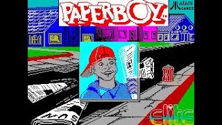 Paperboy - ZX Spectrum Gameplay & Review