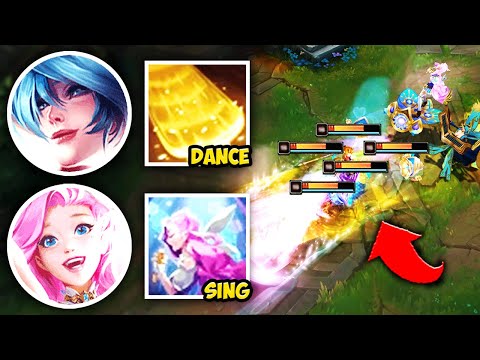 WE PLAYED THE "UWU COMP" AND KILLED THEM WITH MUSIC - League of Legends