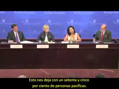 Brigitte Gabriel (EE.UU.) "Si, la mayoría del Islam es pacifico pero ellos no dirigen la agenda"