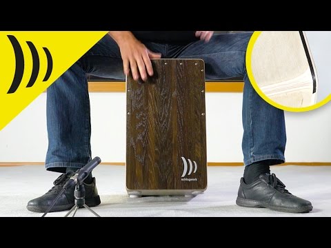 Schlagwerk Percussion CP-408ST Dark Oak SoftTouch Cajon Schlaginstrument