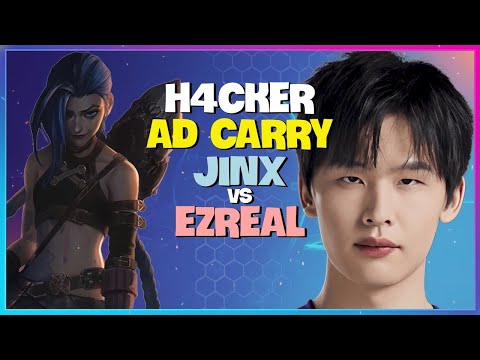 H4cker's CHALLENGER Jinx: Advanced ADC Positioning & Teamfight Mastery (Engsub)