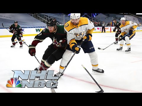 NHL Stanley Cup Qualifying Round: Predators vs. Coyotes | Game 3 EXTENDED HIGHLIGHTS | NBC Sports