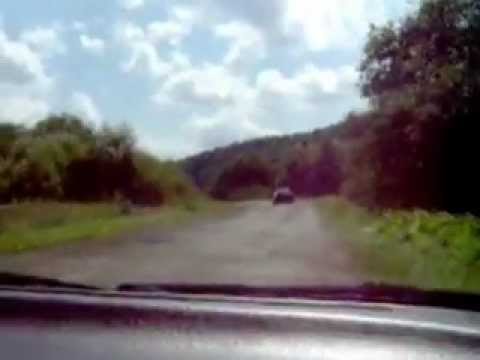 Droga / road - Ustrzyki Górne - Wołosate 07.08.2007 r. ( Bieszczady Mountains ) Poland.