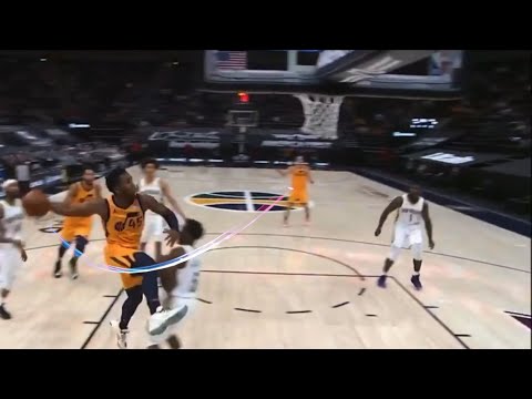 Donovan Mitchell spida pass on Bojan Bogdanivic