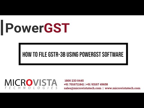 How to File GSTR-3B Using PowerGST Software