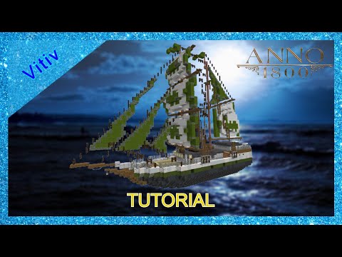 Anno 1800 Flagship in Minecraft - 1:1 Scale - Tutorial