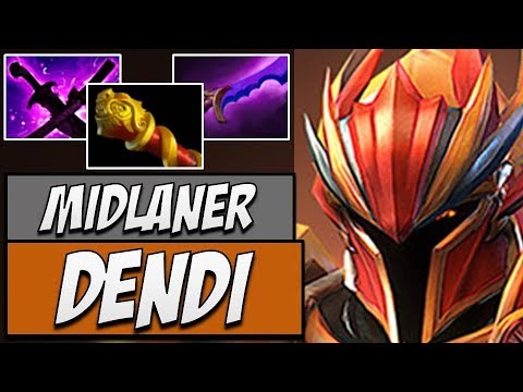 Navi.Dendi Dragon Knight - 7106 MMR | Dota Gameplay 7.14