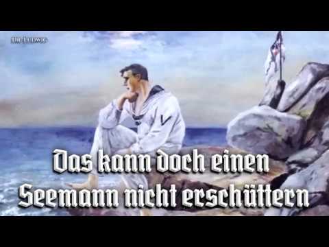 Das kann doch einen Seemann nicht erschüttern [German sailor Schlager][+English translation]