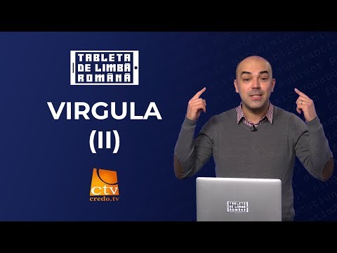 27. Tableta de limbă română - Virgula (2)