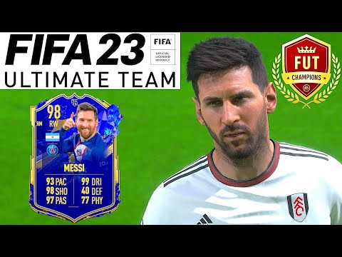 QUALIFYING FOR FUT CHAMPS WITH THE GOAT 98 TOTY MESSI! FIFA 23 Ultimate Team