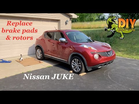 How to change Nissan Juke brake pads & rotors