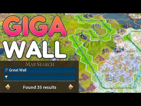 I made a GIGA WALL and my Culture EXPLODED (Not Clickbait) - Civ 6 China Leader Pass