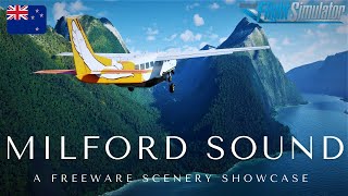 Milford Sound Airport NZMF (New Zealand)  v2.5 video