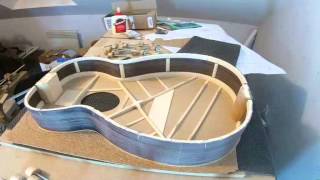 Time Lapse: Lutherie fabrication guitare Folk OM