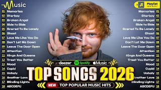 Download lagu Billboard 🍁 Pop Songs 2026 ❄️ Ed Sheeran, Adele, Maroon 5, Billie Eillish, The Weeknd, Justin Bieber mp3