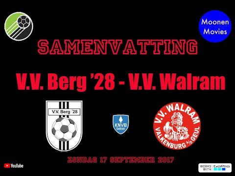 Samenvatting VV Berg '28-VV Walram 17-09-2017