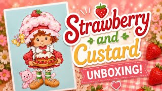 Strawberry & Custard Unboxing 🍓 Cozy, Cute & Nostalgic! #diamondpainting #dac
