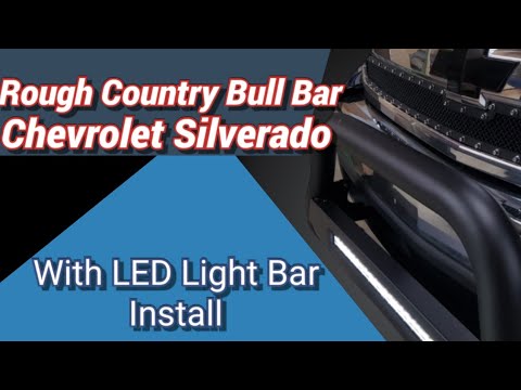 Rough Country Bull Bar with LED Light Bar Install Chevy Silverado 2007-2018 (Project Revive: Part 5)