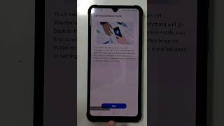 How to remove maintenance mode in samsung / stuck in maintenance mode #shorts