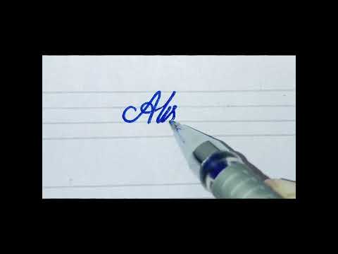 Name of Atisha write ✍️ in beautiful cursive style.||. Comment your name to write a name.