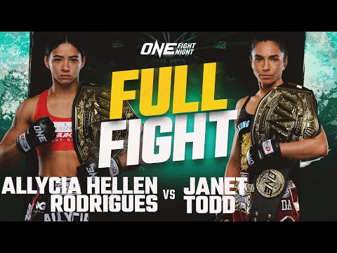 Allycia Rodrigues vs Janet Todd full fight