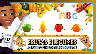 ?ALFABETO INFANTIL COMPLETO ?FRUTAS E LEGUMES ?CANAL DO THEO STEVAN BRINQUEDOS E BRINCADEIRAS?