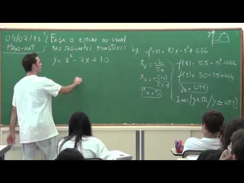 Cálculo do Y do Vértice e Estudo do Sinal