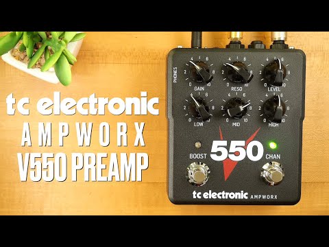 Tc Electronix Ampworx V550 Preamp Pedal - Black image 5