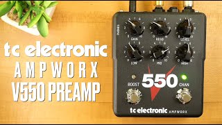 Video thumbnail for TC Electronic Ampworx V550 Preamp by Pedal of the Day