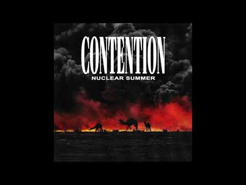 Nuclear Summer artwork displayed with a full stream of the Contention EP