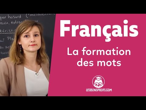 La formation des mots
