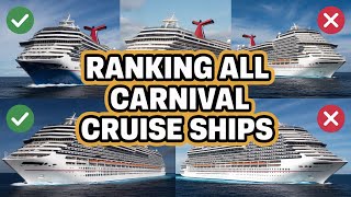 EVERY Carnival Cruise Ship RANKED Worst to First (2025 Edition)