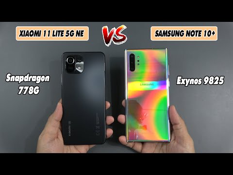 Xiaomi 11 Lite 5G NE vs Samsung Galaxy Note 10 Plus | SpeedTest and Camera comparison