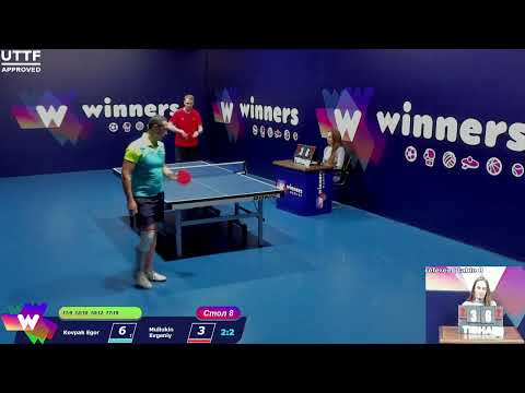 Kovpak Egor - Muliukin Evgeniy WINners CUP Table Tennis 8 28.12.2020 19:15