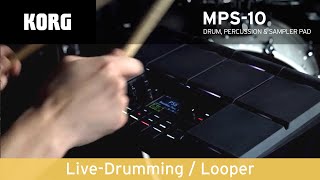 Video thumbnail for KORG MPS-10 - Live-Drumming & Looper by KORG TV