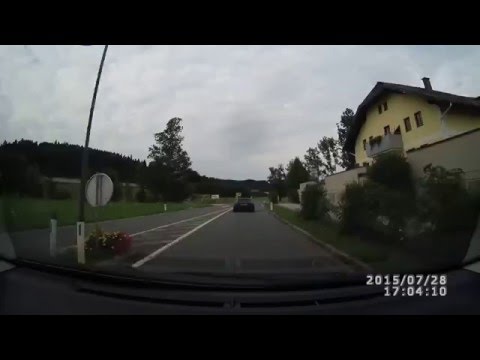 Driving into mondsee