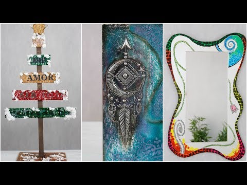 Manos a la Obra TV 2018 Programa 100  - Repujado en Estaño - Espejo Decorado - Ideas para navidad
