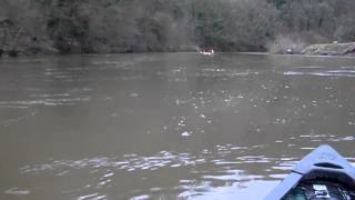 preview picture of video 'Canoeing & Kayaking down the River Wye Feb 3rd 2013 with Wye Canoes'
