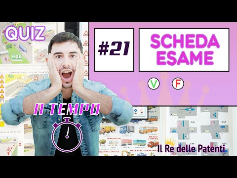 SCHEDA ESAME #21 - A TEMPO - IMPOSSIBILE - IL RE DELLE PATENTI