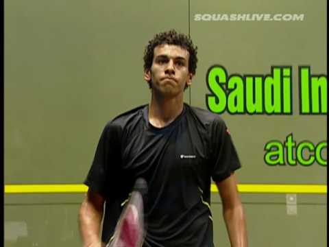 Saudi 2009: Ashour vs Shorbagy - Great Rally #3