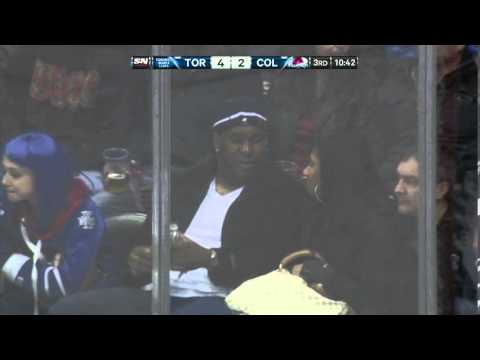 Orlando Franklin at the Leafs Game - 01/21/2014