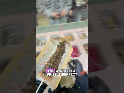 Milk chocolate & Nutella 🤩🔥 #wafflewands #waffleshop #food #waffle #chocolate