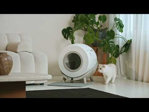 Nooit meer scheppen met de simpelste automatische kattenbak | Revo-loo One