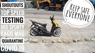 Testing lang baka kinakalawang na eh | Shoutouts | Mio sporty